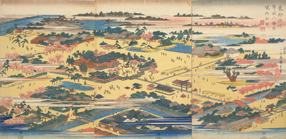 Views of Edo (Triptychs)